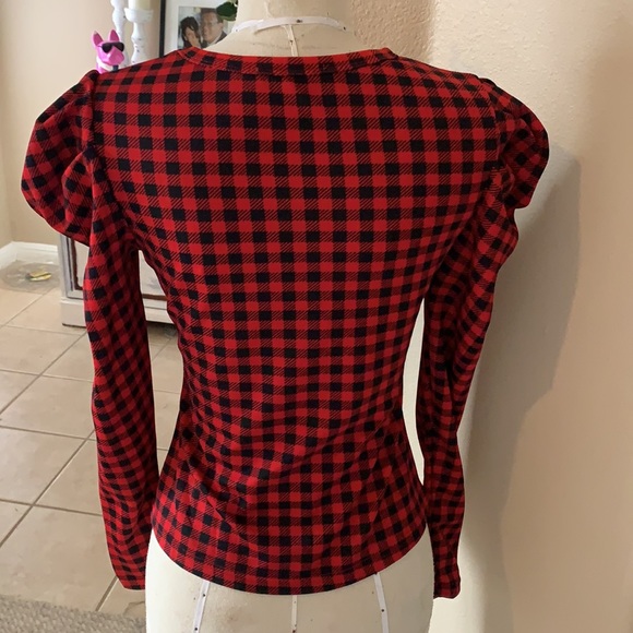 NWOT long puffy sleeve top - Picture 3 of 3